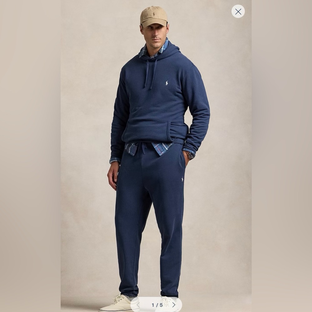 Polo, Ralph Lauren Loopback Fleece Sweatsuit in size 3XB.